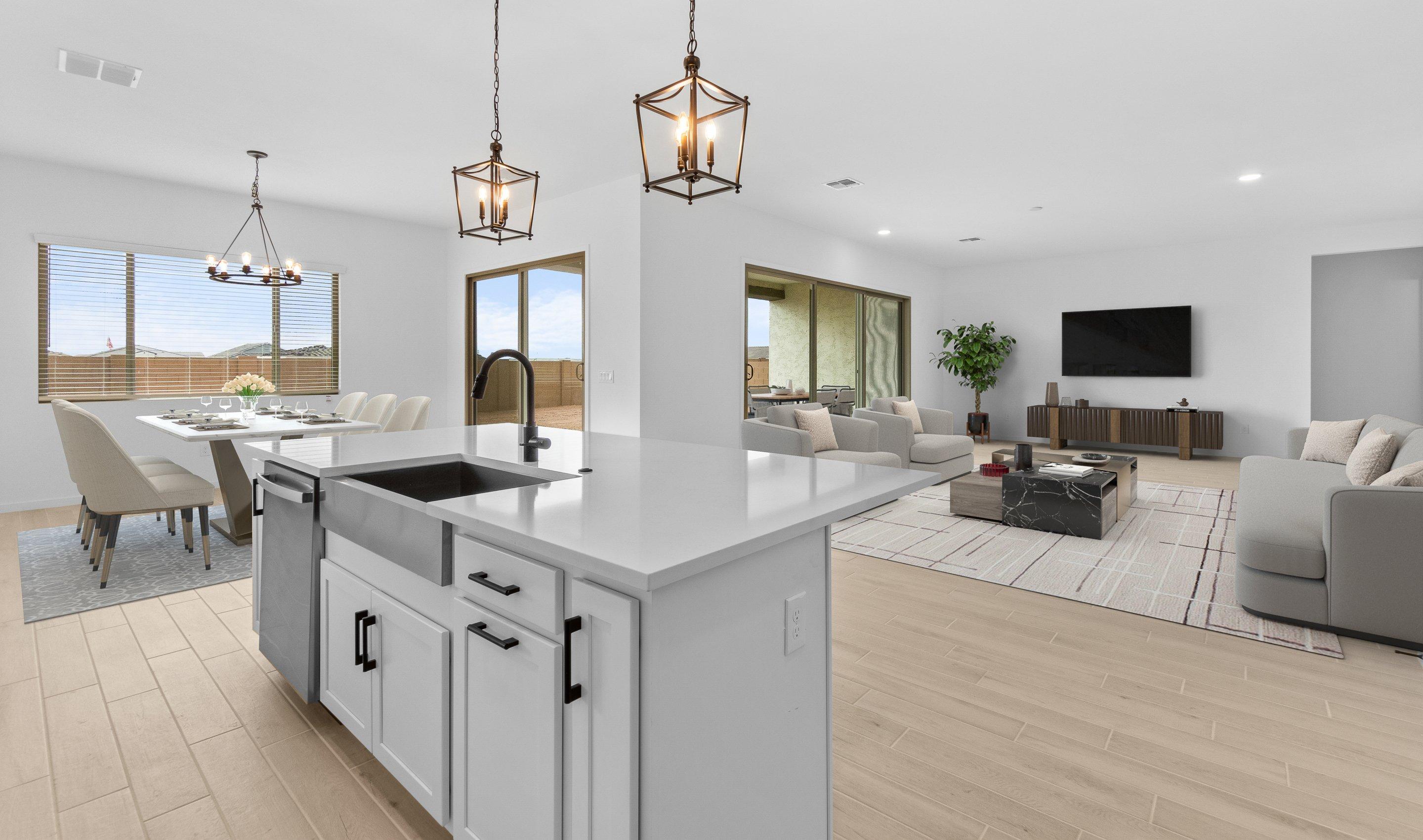 Open floorplan concept