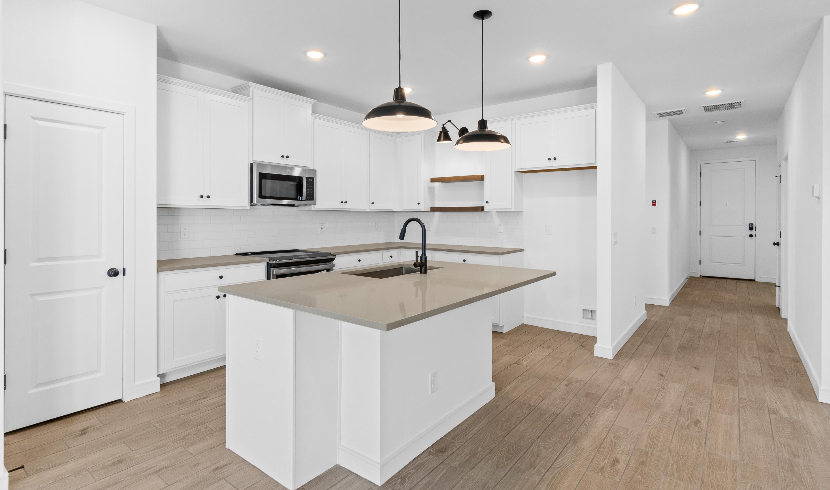 Kitchen with vast island