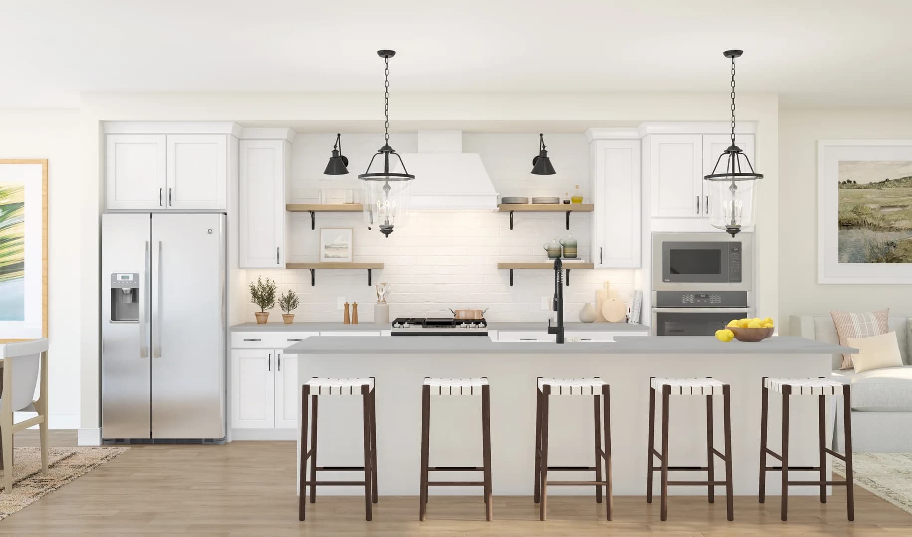 Wellesley Kitchen Farmhouse Palette 3 Level 2 Coastal Farmhouse