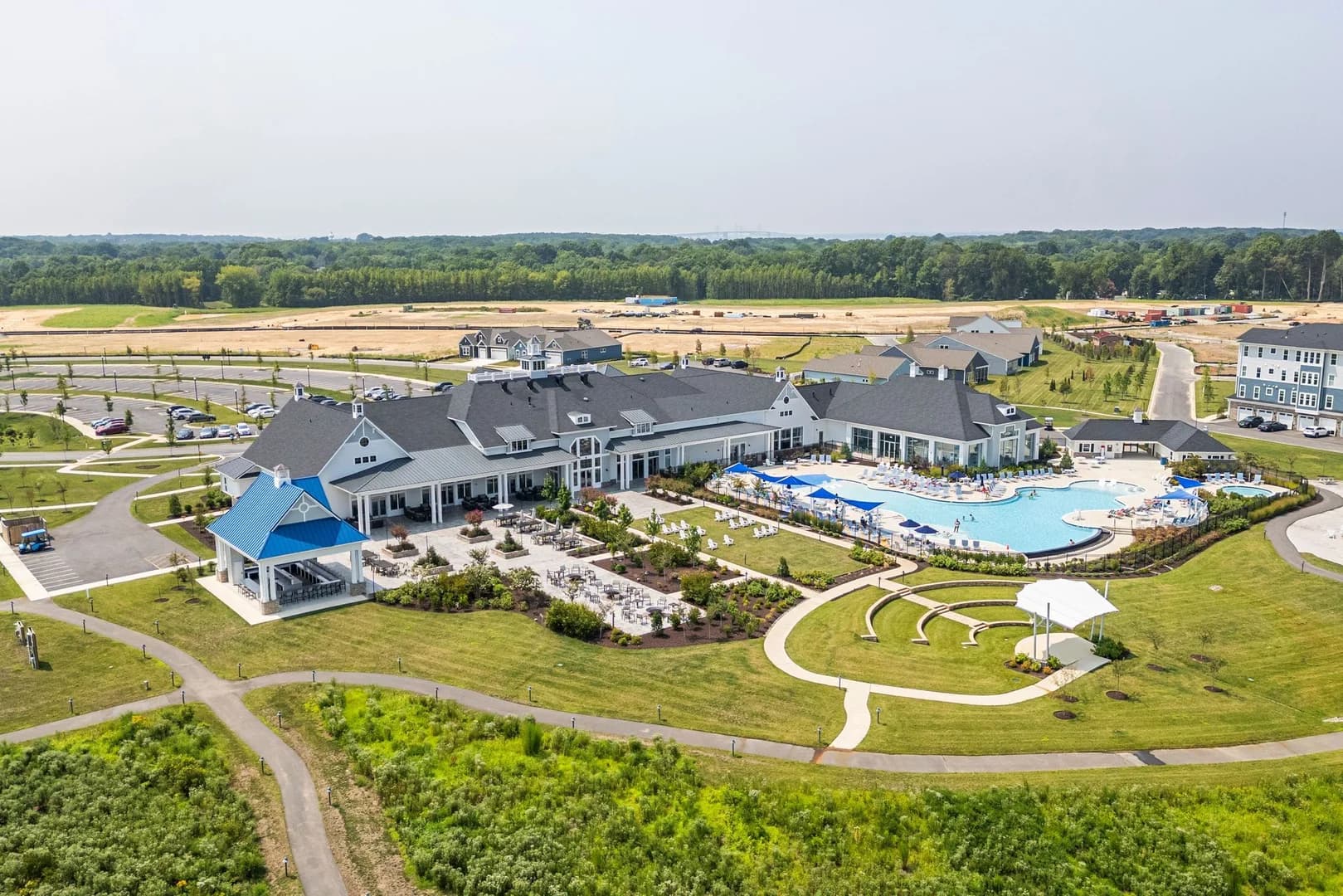 Four Seasons at Kent Island Clubhouse aerial