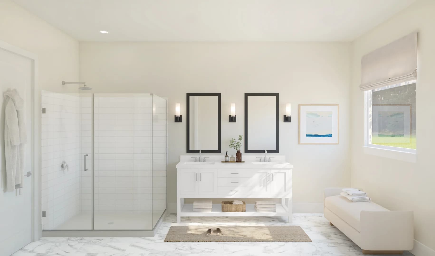 Tacoma Primary Bath Loft Palette 5 Level 2 Neutral Loft