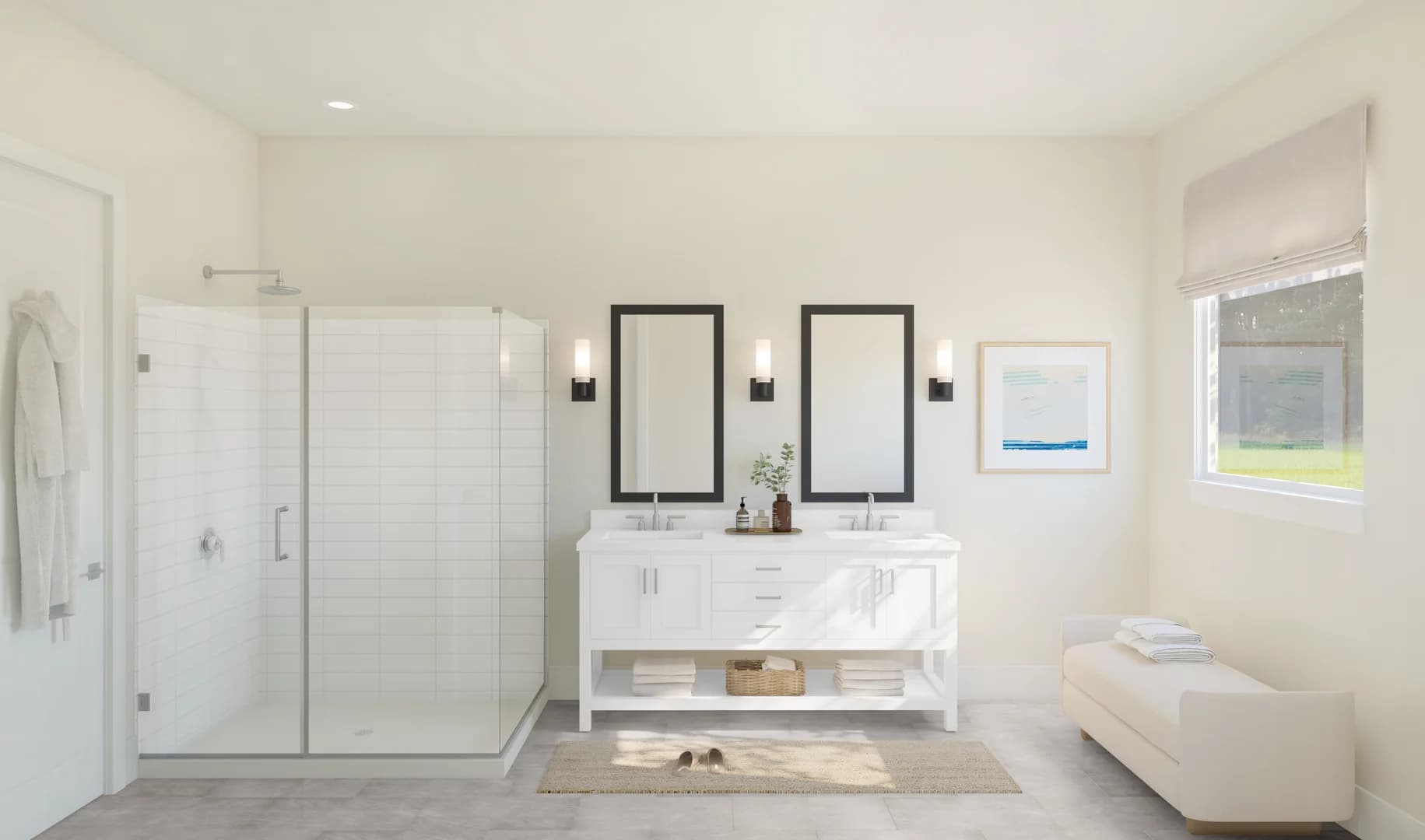 Tacoma Primary Bath Loft Palette 2 Level 2 Neutral Loft