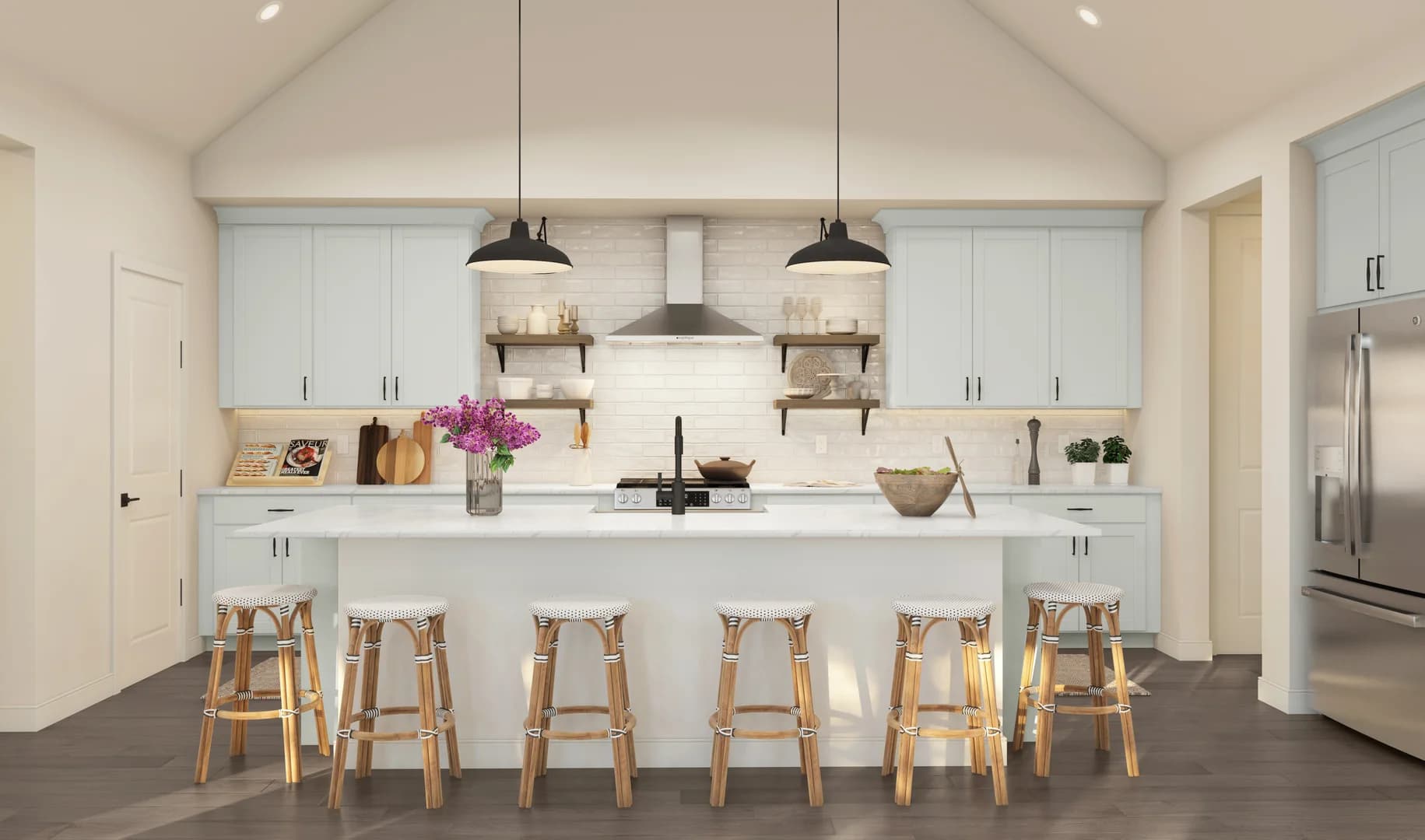 Stirling DFW_Timberbrook Estates_Stirling_Spec 1_Farmhouse European 6_Kitchen Farmhouse Level 1