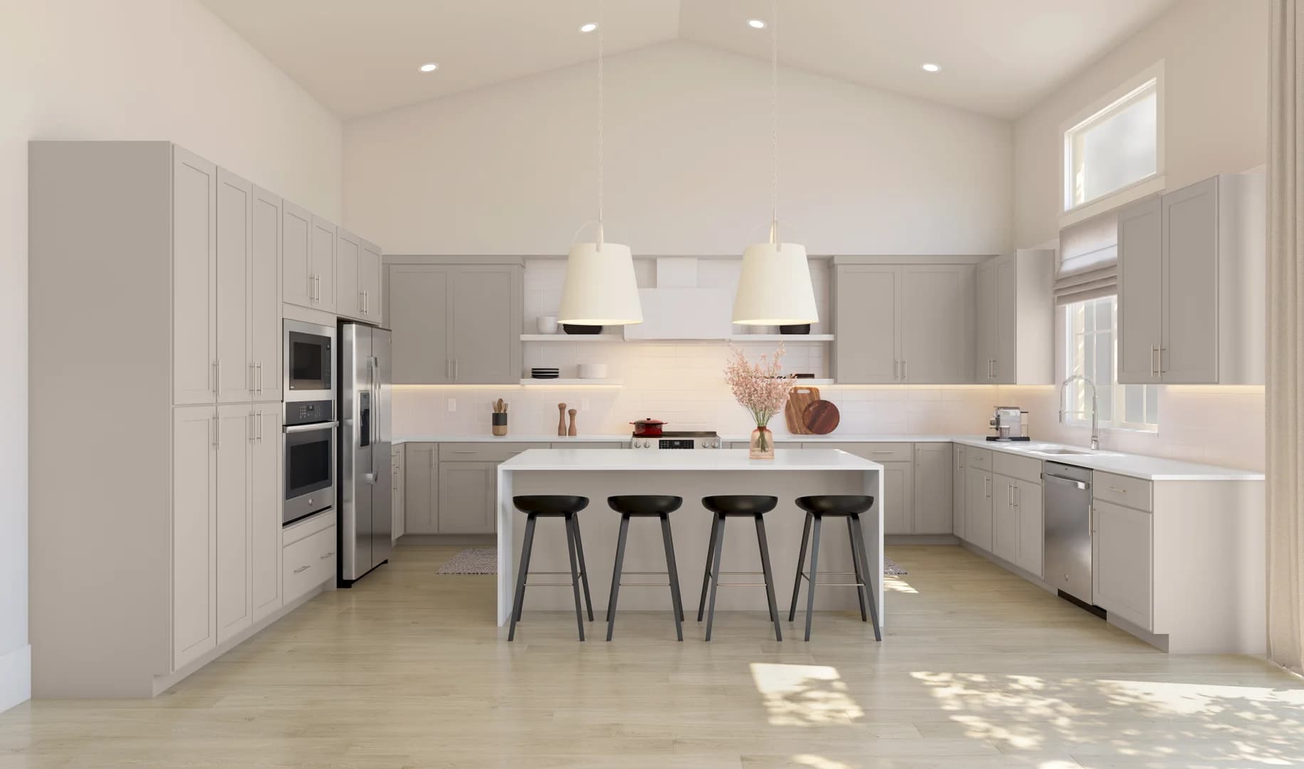 Belfast ESP Kitchen Loft Palette 1 Level 3 Black and White Loft