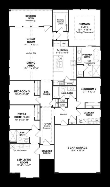 Oakberry Trails Pasadena ESP Pasadena ESP floor 1 Level