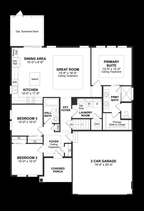 Liberty West Azalea II First Floor Level