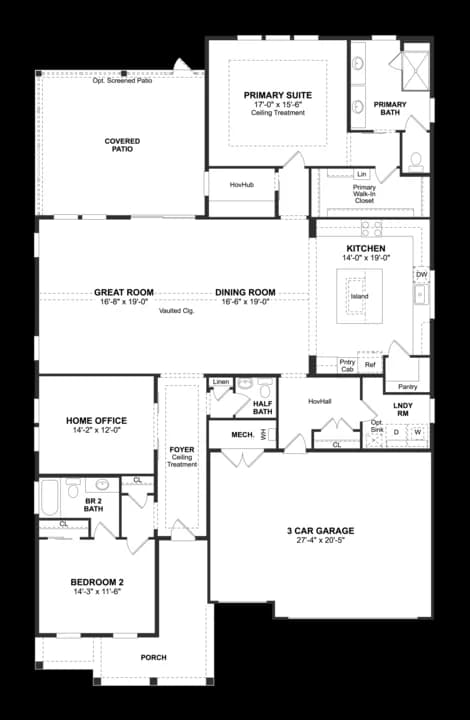 Four Seasons at Easton Carver Floor 1 Level 1