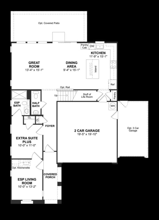 Luna Bella at Plumas Lake Seine ESP SeineESP8467_212700_LunaBellaatPlumasLakefloor1 Level 1