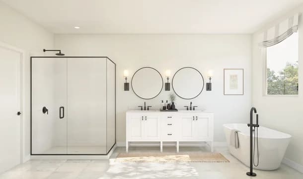 Tucson Owners Bath Tub Farmhouse Palette 6 Level 1 European Farmhouse