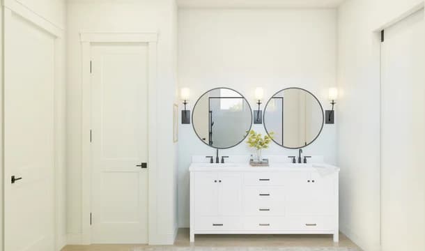 111274 Four Seasons at Kent Island Bernstein Owner s Bath Farmhouse Palette 4 Level 3 Traditional - Farmhouse