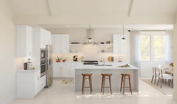 Barcelona Kitchen Loft Palette 5 Level 1 Neutral Loft