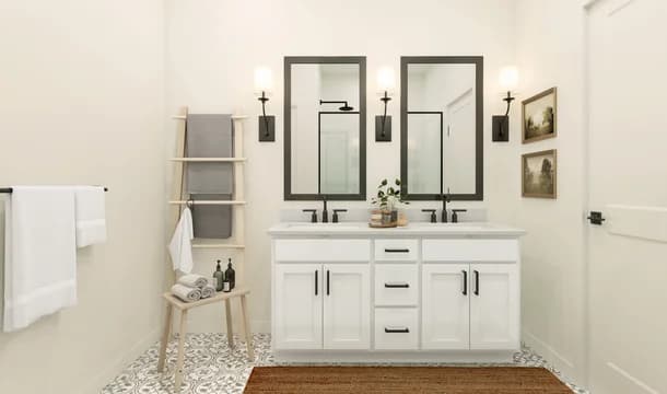 Sweet Pea Owner s Bath Farmhouse Palette 2 Ascend Industrial Farmhouse