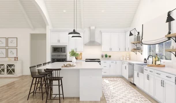 Egret Shores Frankfurt Kitchen Farmhouse Palette 3 Level 1 Traditional Farmhouse