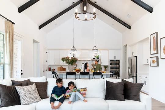 Kensington Place Stirling Kids in Great Room Farmhouse