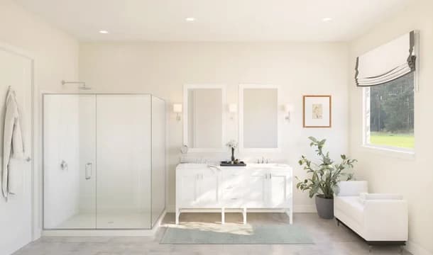Barcelona Primary Bath Classic Palette 1 Level 2 Modern Classic