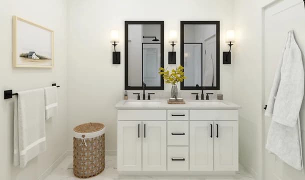 122941 Caldwell Lakes Sweet Pea Primary Bath Farmhouse Palette 1 Ascend Traditional - Farmhouse