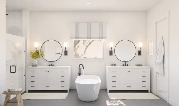 123074 Westland Ranch Frankfurt Primary Bath Farmhouse Palette 3 Level 2 Traditional - Farmhouse