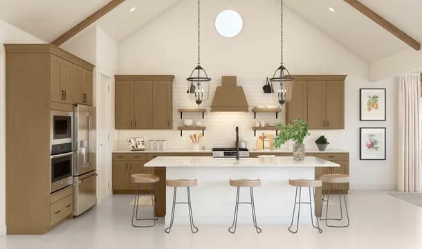 123213 Westland Ranch Mykonos Kitchen Farmhouse Palette 2 Level 2 Industrial - Farmhouse