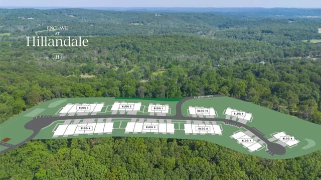 Enclave at Hillandale Hillandale026Site PlanAerial Map