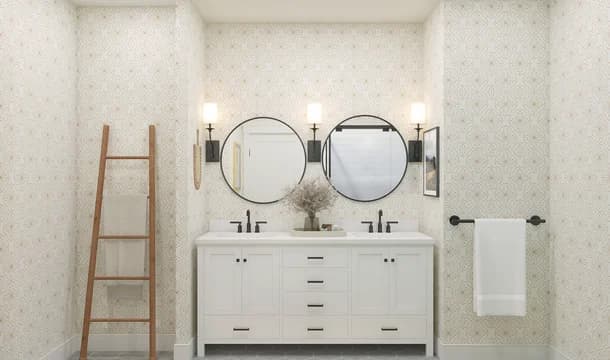 126973 Townes at West Windsor Downeaster Primary Bath Farmhouse Palette 5 Level 3 Farmhouse Rustic Refined