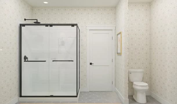 Townes at West Windsor Downeaster Primary Bath Farmhouse Palette 5 Level 3 Farmhouse Rustic Refined