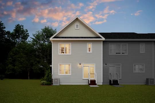 TOWNES AT WEST WINDSOR Alberg Alberg Rear