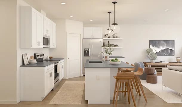 Aspire at Palm Bay Goldenrod II Kitchen Loft Palette 2 Aspire Neutral Loft