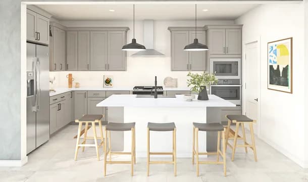 132051 Marvida Boise Kitchen Farmhouse Palette 6 Level 1 Farmhouse Rustic Refined