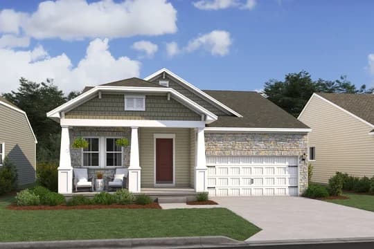 Four Seasons at Hatteras Hills Daffodil V Elevation ED part stone Level 1