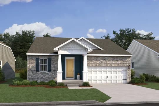 Four Seasons at Hatteras Hills Daffodil V Elevation EG part stone Level