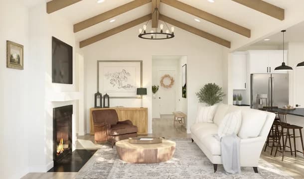 133709 Heritage Ranch Asheville Great Room Farmhouse Palette 1 Level 1 Traditional - Farmhouse