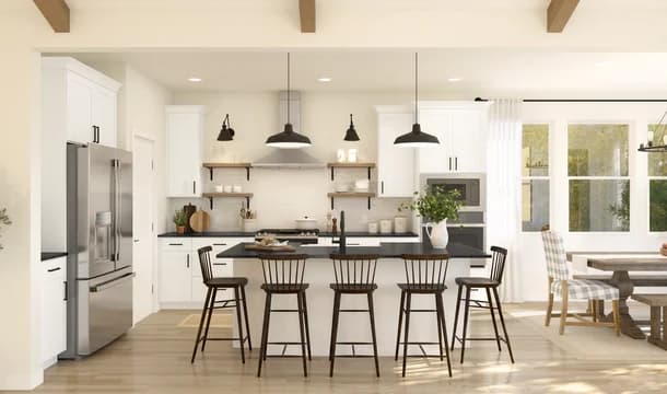 133710 Heritage Ranch Asheville Kitchen Farmhouse Palette 1 Level 1 Traditional - Farmhouse