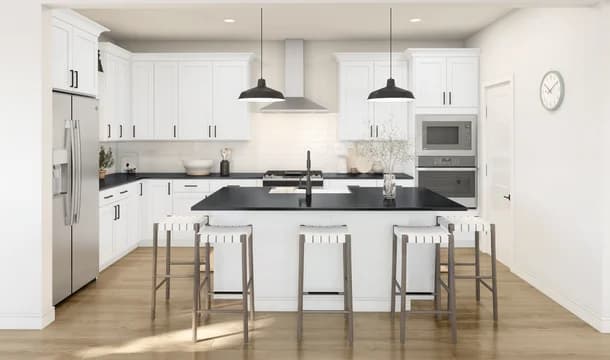 133756 Heritage Ranch Boise Kitchen Farmhouse Palette 1 Level 1 Coastal - Farmhouse