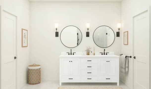 133887 Heritage Ranch Scotch Pine Primary Bath Farmhouse Palette 2 Level 1 European - Farmhouse