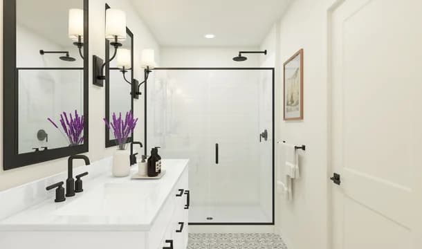 Ascend at Liberty Run Greenwich Primary Bath Farmhouse Palette 2 Ascend European Farmhouse