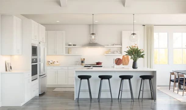 139294 Central Ohio Collection Barcelona Kitchen Loft Palette 5 Level 1 Black and White - Loft