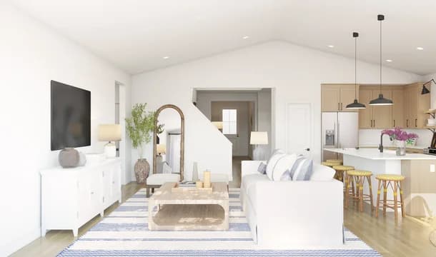 141297 Sonterra Davenport Great Room Farmhouse Palette 2 Level 1 European - Farmhouse