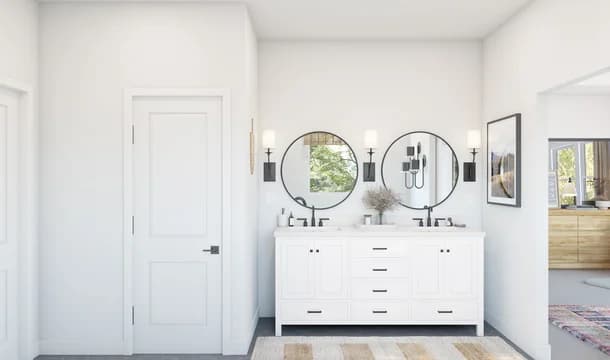 141321 Sonterra Boise Primary Bath Farmhouse Palette 5 Level 1 Farmhouse Rustic Refined