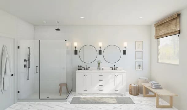 Barcelona Primary Bath Plus Farmhouse Palette 6 Level 1 Fresh Farmhouse