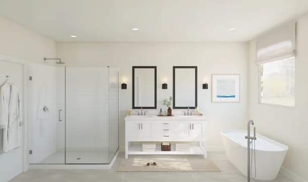 Barcelona Primary Bath Tub Loft Palette 3 Level 1 Neutral Loft