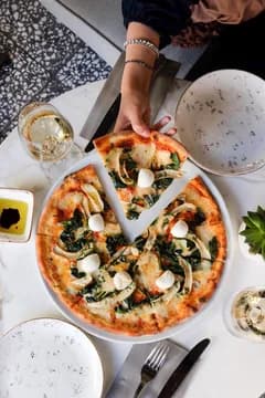 Pizza on a Plate
