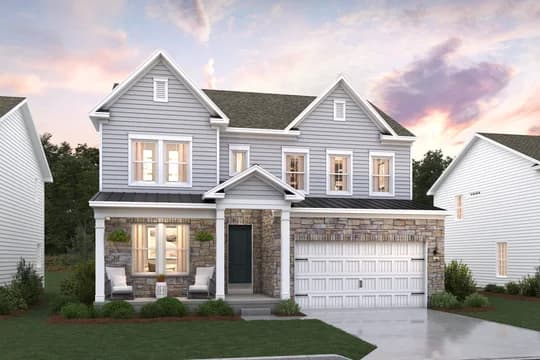 Pleasanton Omaha Elevation DE stone Level 2