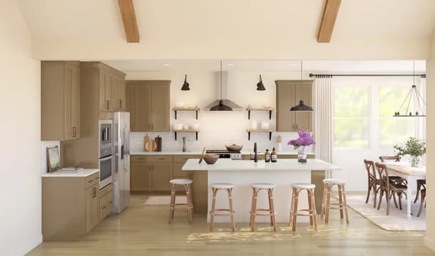 Barcelona Kitchen Farmhouse Palette 2 Level 1 Coastal Farmhouse