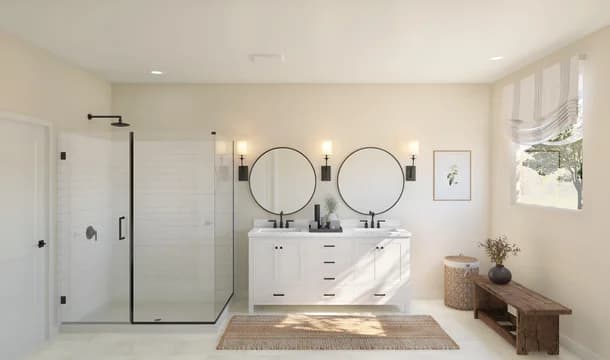 Barcelona Primary Bath Farmhouse Palette 2 Level 1 Coastal Farmhouse