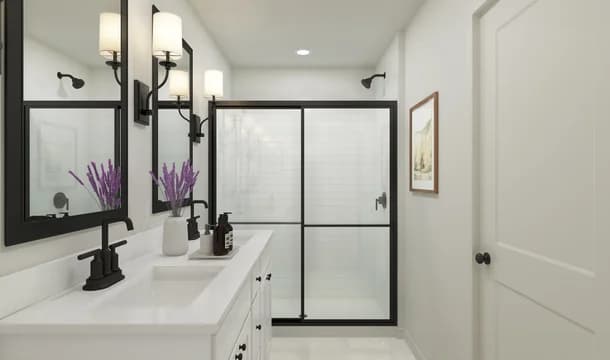 Aspire at Wilderness Shores Greenwich Primary Bath Farmhouse Palette 2 Aspire European Farmhouse