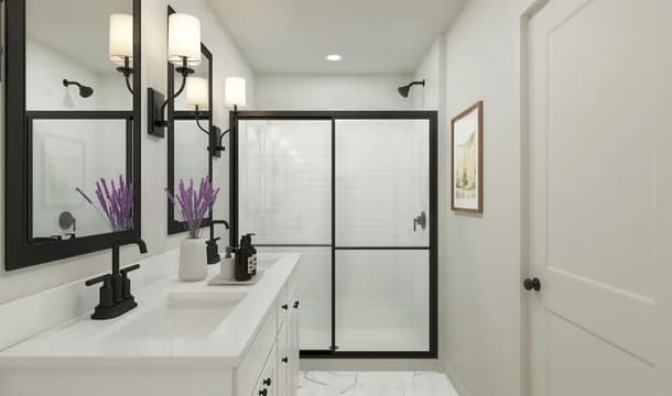 Aspire at Wilderness Shores Greenwich Primary Bath Farmhouse Palette 4 Aspire European Farmhouse