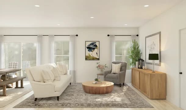 Aspire at Oregon Town Center Sweet Pea Great Room Farmhouse Palette 1 Aspire Traditional Farmhouse