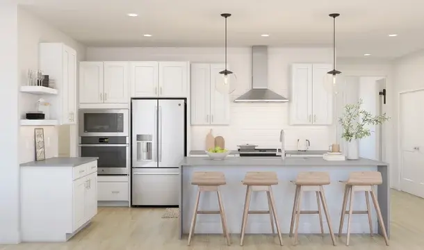 Estates of Tuscarora Adriatic Kitchen Loft Palette 3 Level 1 Neutral Loft