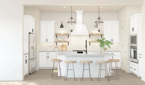 Pasadena Kitchen Farmhouse Palette 5 Level 2 Industrial Farmhouse