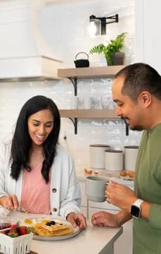119311 Kensington Place Stirling Couple in the Kitchen Farmhouse USP Crop